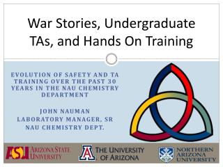 War Stories, Undergraduate TAs, and Hands On Training