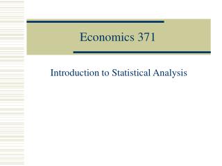 Economics 371