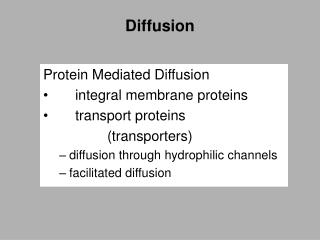 Diffusion