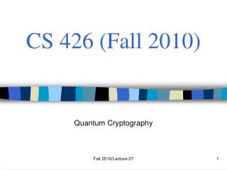 CS 426 (Fall 2010)