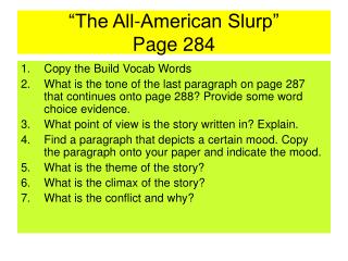 “The All-American Slurp” Page 284