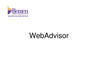 WebAdvisor