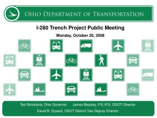 I-280 Trench Project Public Meeting Monday, October 20, 2008