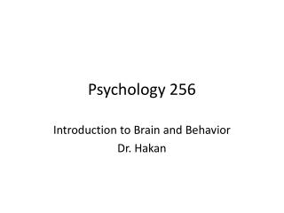 Psychology 256