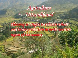 Agriculture Uttarakhand