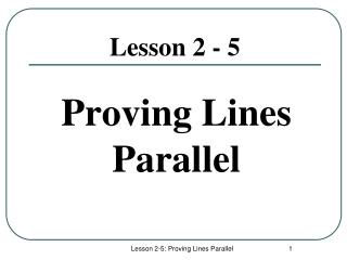 Lesson 2 - 5