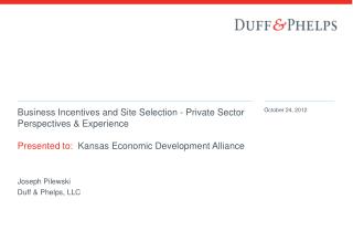 Joseph Pilewski Duff &amp; Phelps, LLC