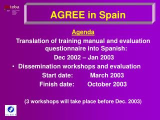 AGREE in Spain