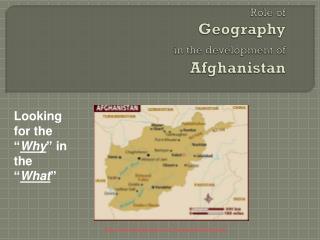 Role of Geography in the development of Afghanistan