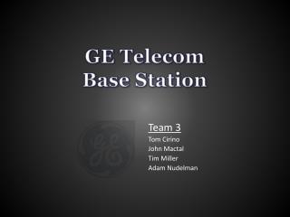 GE Telecom Base Station
