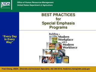 BEST PRACTICES for Special Emphasis Programs