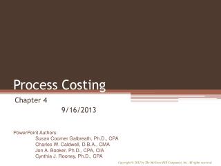 Process Costing