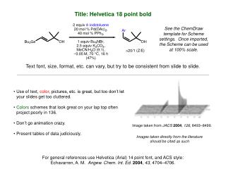 Title: Helvetica 18 point bold