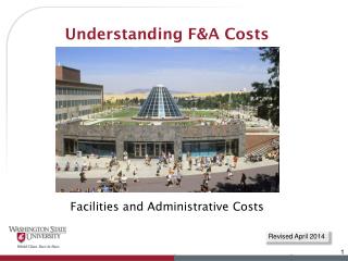 Understanding F&amp;A Costs