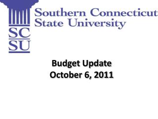 Budget Update October 6, 2011