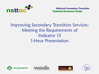 National Secondary Transition Technical Assistance Center