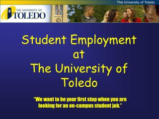 Student Employment at The University of Toledo
