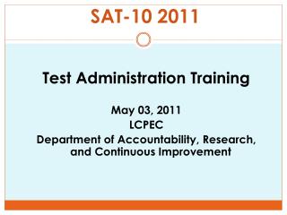 SAT-10 2011