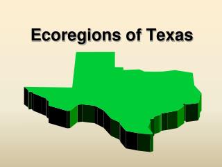 Ecoregions of Texas