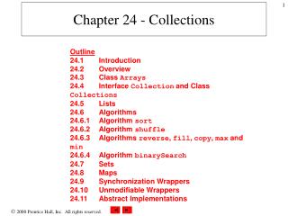 Chapter 24 - Collections