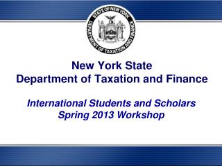 New York State Department of Taxation and Finance