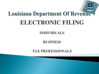 Louisiana Department Of Revenue