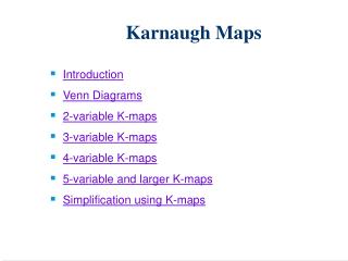 Karnaugh Maps