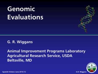 Genomic Evaluations