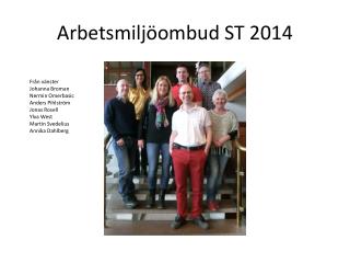 Arbetsmiljöombud ST 2014