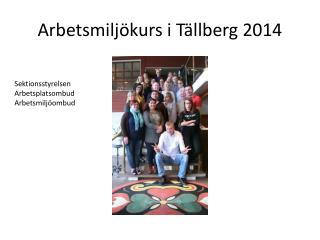 Arbetsmiljökurs i Tällberg 2014