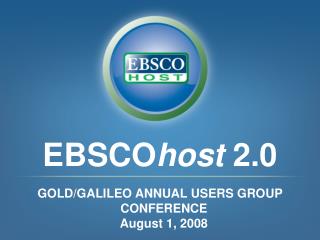 EBSCO host 2.0