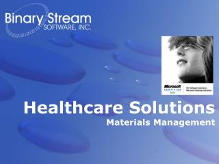Healthcare Solutions Materials Management