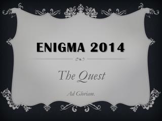 ENIGMA 2014