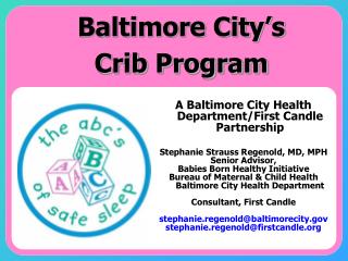 Baltimore City’s Crib Program