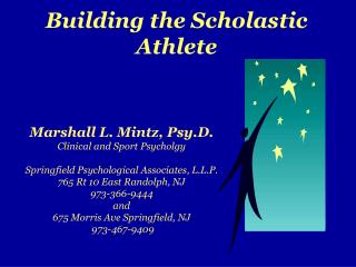 Building the Scholastic Athlete