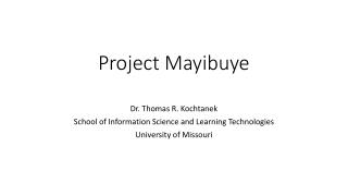 Project Mayibuye
