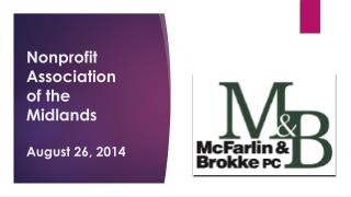 Nonprofit Association of the Midlands August 26, 2014