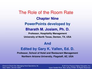 The Role of the Room Rate