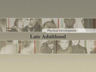 Late Adulthood