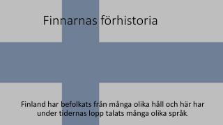 Finnarnas förhistoria