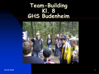 Team-Building Kl. 8 GHS Budenheim