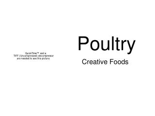 Poultry