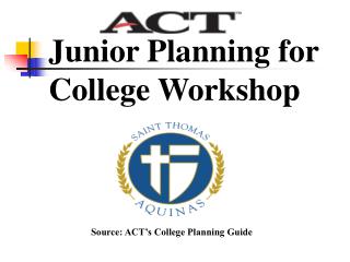 Junior Planning for College Workshop