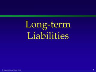 Long-term Liabilities