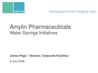 Amylin Pharmaceuticals Water Savings Initiatives
