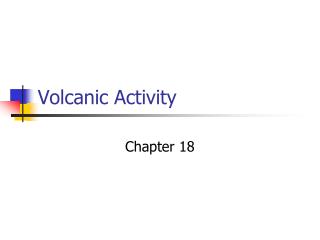 Volcanic Activity