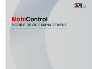 MOBILE DEVICE MANAGEMENT