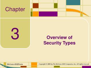 Overview of Security Types