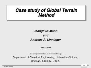 Case study of Global Terrain Method
