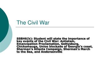 The Civil War